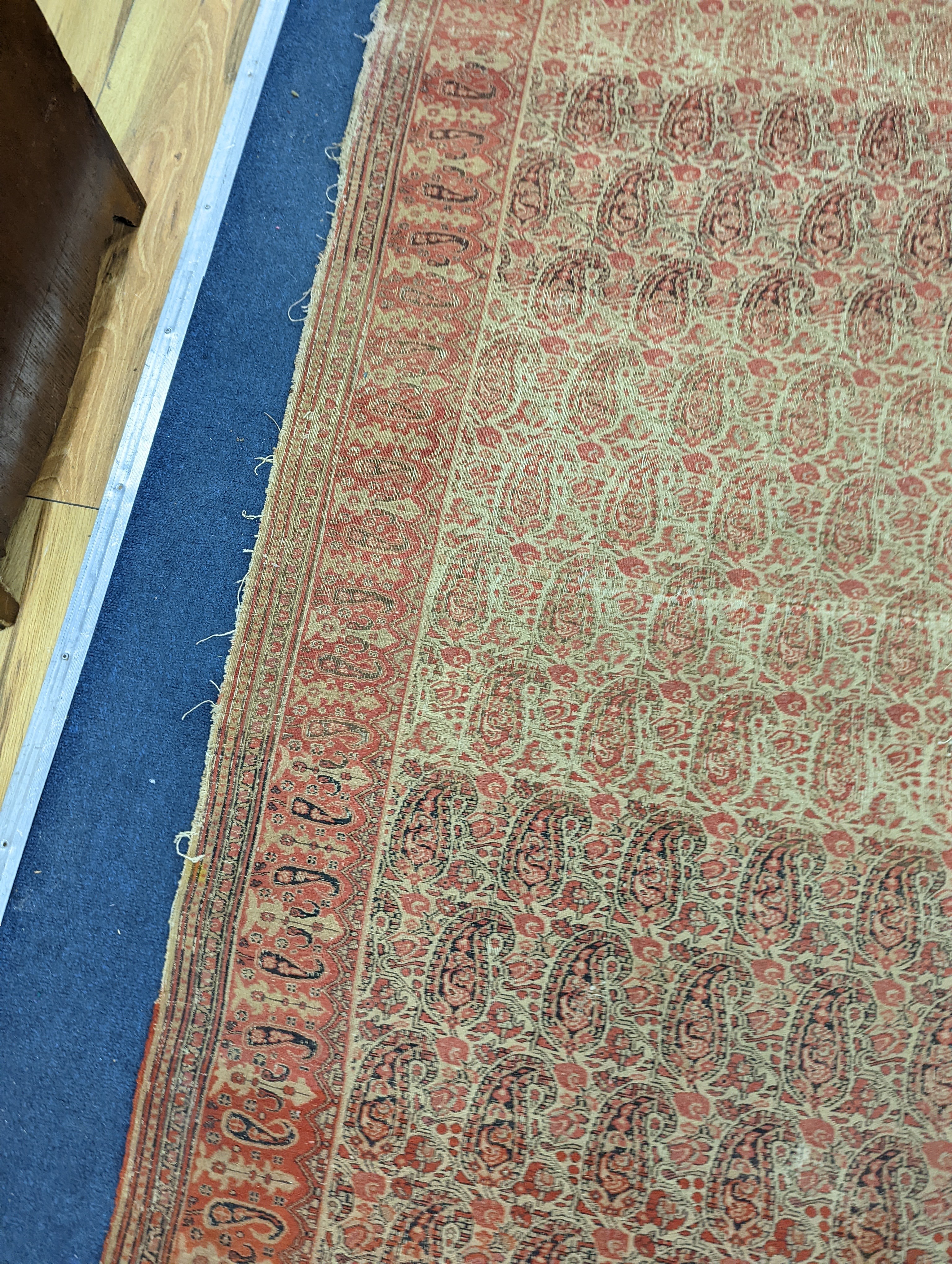 Three antique rugs, Caucasian and North West Persian, largest 230 x 154cm